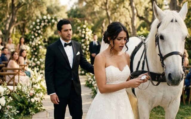 Un misterioso caballo interrumpió su boda: y traía un aterrador secreto de su padre fallecido que la dejó helada